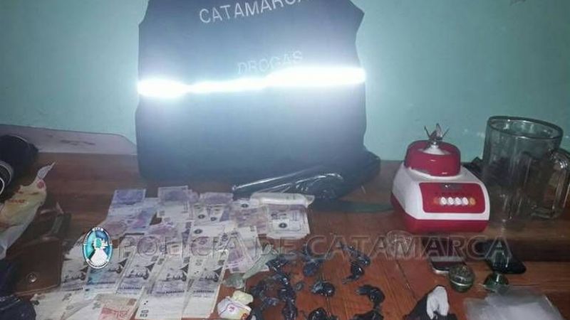 Desbaratan puntos de venta de drogas en el sur de la Capital