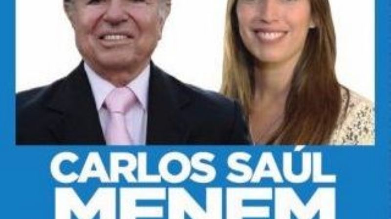 Carlos Menem sigue en carrera para las PASO