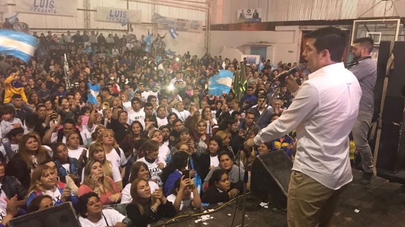 Multitudinario cierre de campaña de Mascheroni