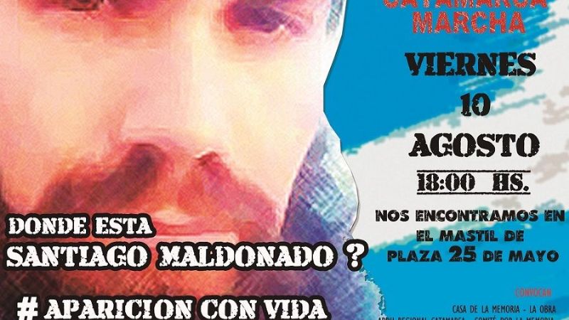 Catamarca también pide por Santiago Maldonado