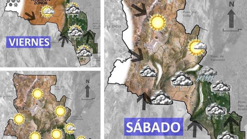¿Cómo viene el tiempo para el finde?
