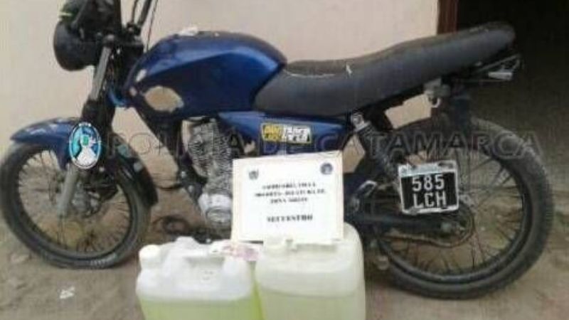 Lo demoran con elementos robados