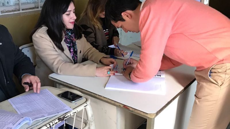 Mascheroni emitió su voto