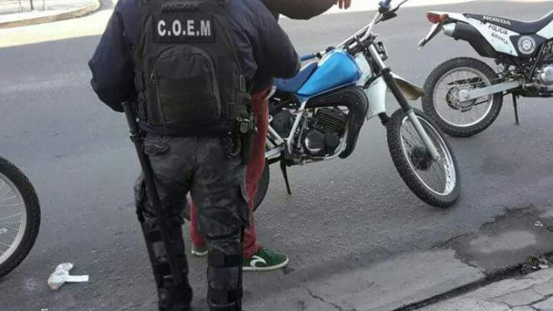 Secuestran moto con pedido de secuestro del año 2012