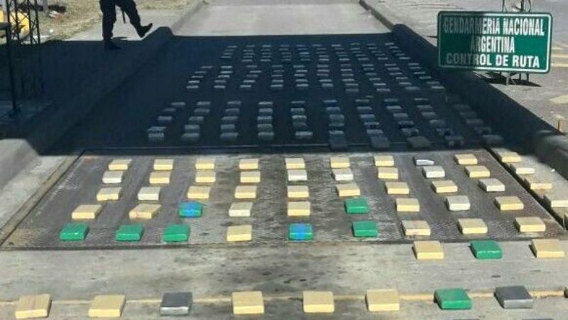 Encontraron gran cantidad de droga en un camión