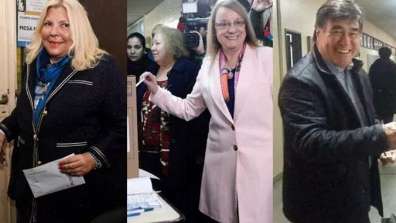 Los políticos que votaron en medio de abucheos y reclamos