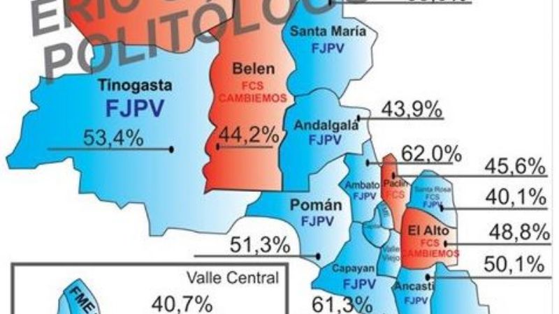 Así quedó el mapa provincial tras las PASO