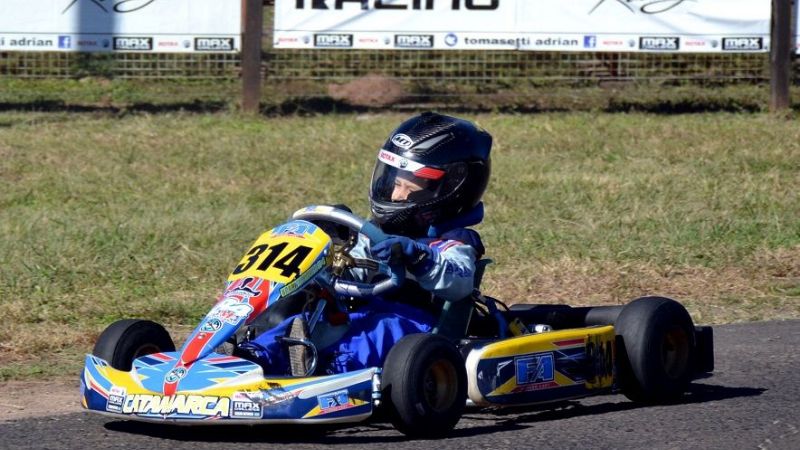 Arce y Bottcher a la 7ma. del Kart Nacional, en Súnchales