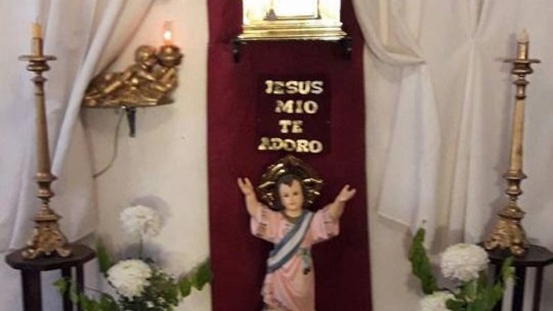 Festividades en honor al Divino Niño en Villa Eumelia