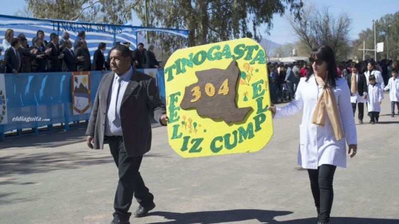 Emotivo festejo de los 304 años de Tinogasta