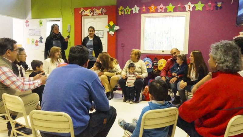 Abuelos de los jardineritos se sumaron a la Semana del Niño