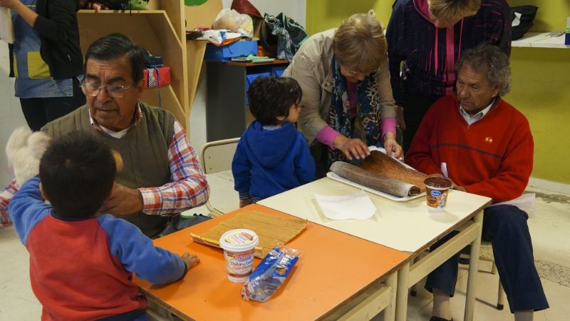 Abuelos de los jardineritos se sumaron a la Semana del Niño