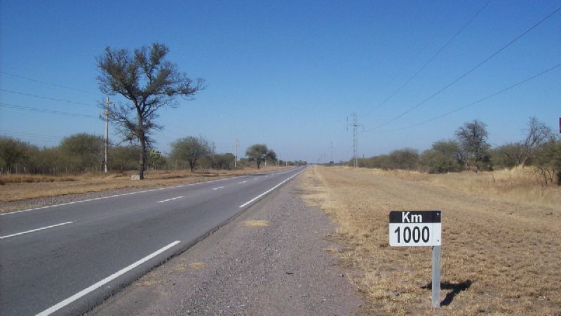 Realizan tareas de señalamiento en la Ruta 157