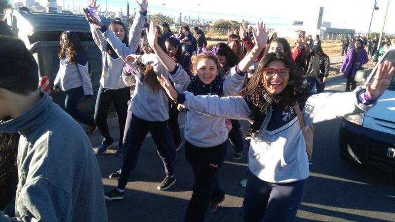 Los colegios Virgen del Valle y Virgen Niña peregrinaron a la Gruta
