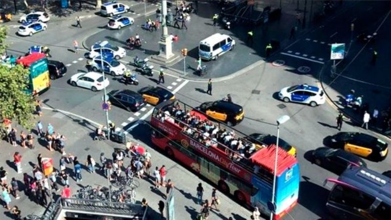 Habría al menos 13 muertos y 20 heridos tras el “atentado” en Barcelona