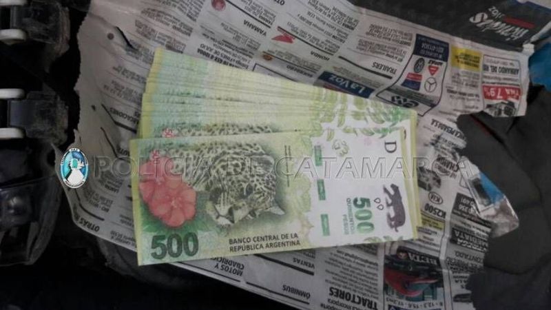 Detuvieron a 4 cordobeses con dinero falso en Santa Rosa