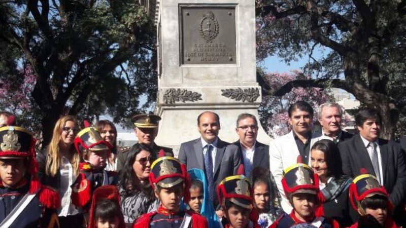 Saadi presidió el homenaje oficial al General San Martín