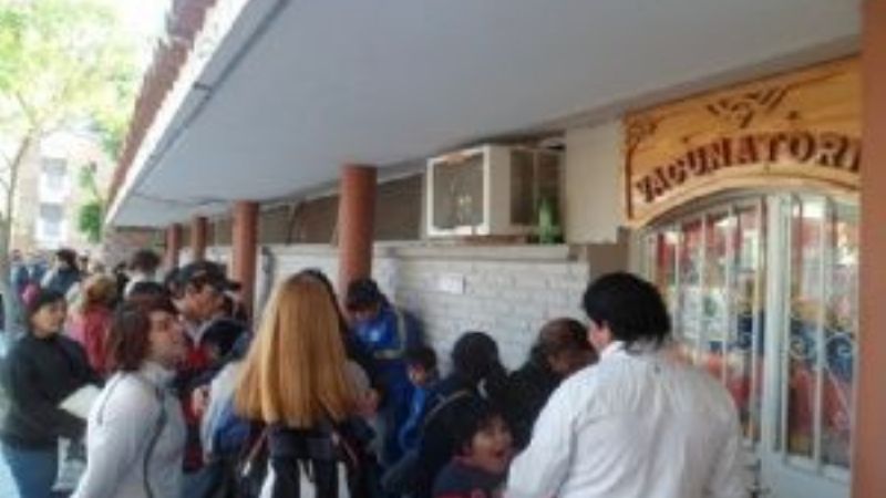 Vacunatorio cerrado por capacitación