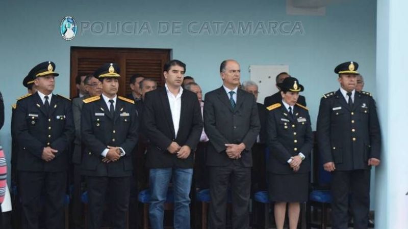 Acto en la Escuela de Suboficiales y Agentes "Fray Mamerto Esquiú"