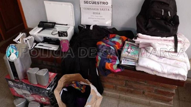 Detenidos por un robo en Valle Viejo