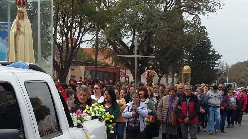 Celebraron a San Roque en La Chacarita