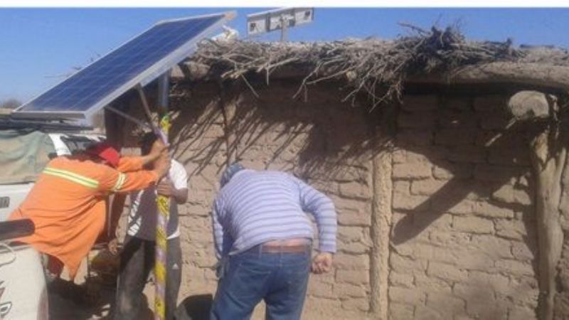 Instalaron paneles solares en La Isla