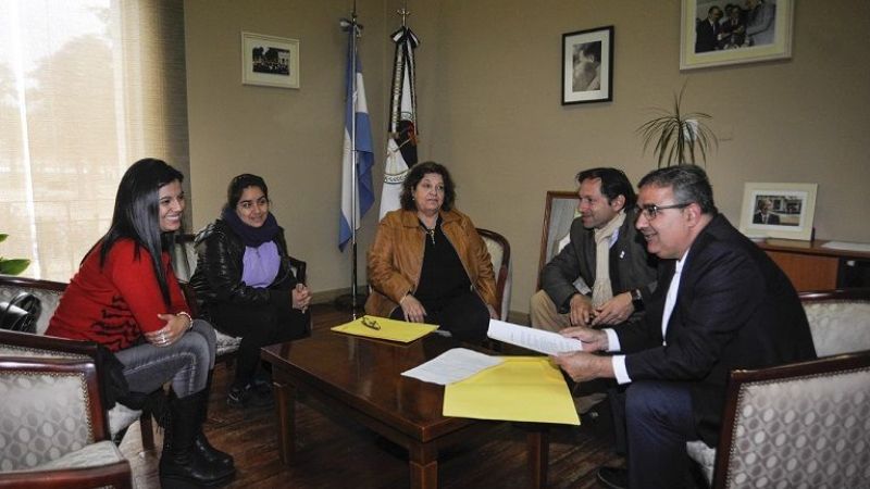 Jalil recibió a fonoaudiólogos