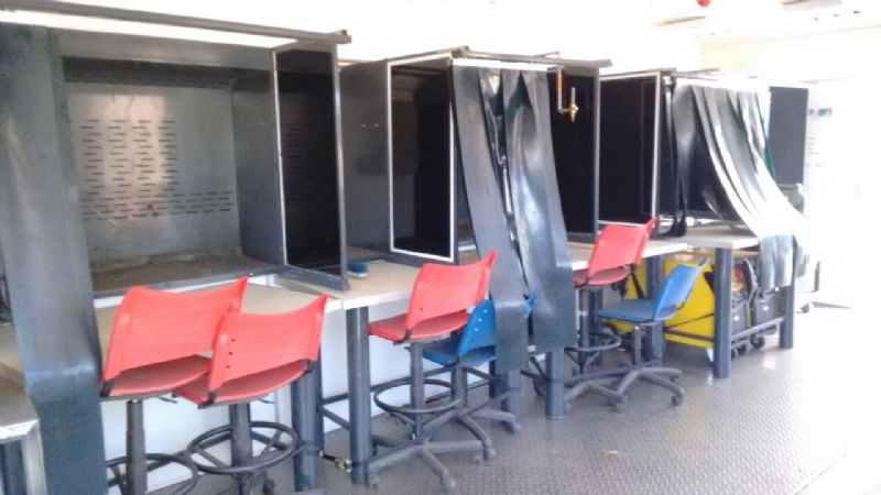 Ya está en Recreo el Aula Móvil Taller