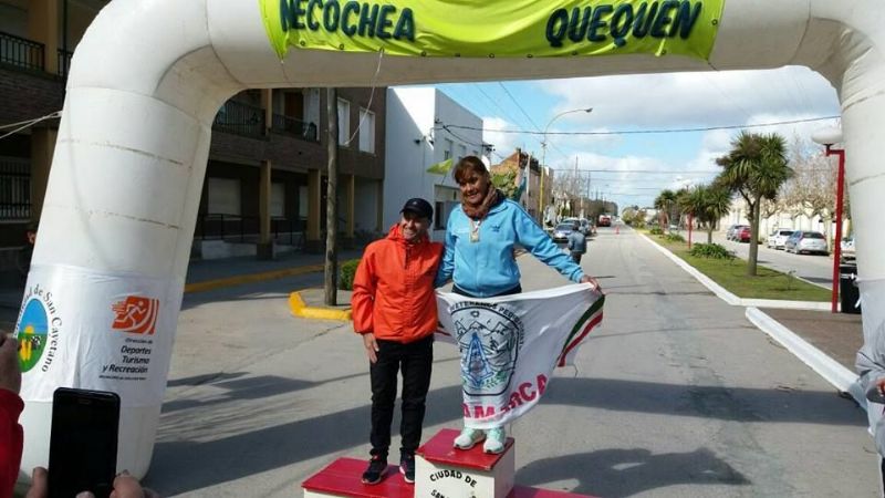 Fernández campeona de 20km y 5km de marcha en Necochea