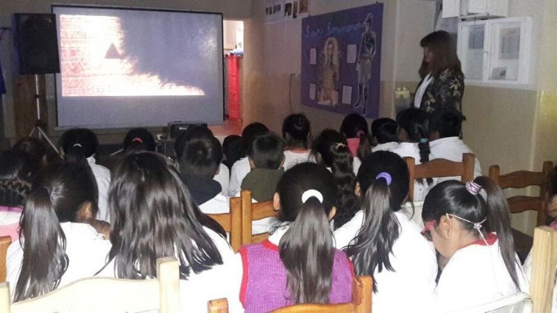 El Cine Móvil/INCAA pasó al sur de Tinogasta