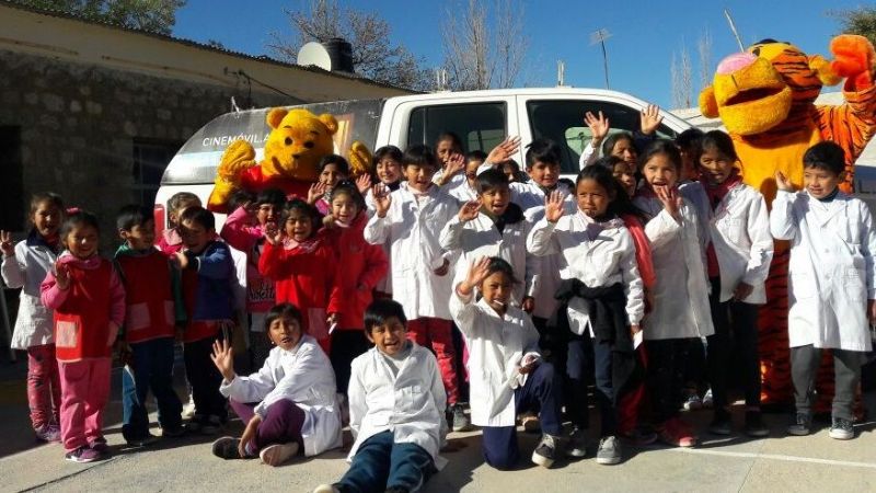 El Cine Móvil/INCAA pasó al sur de Tinogasta