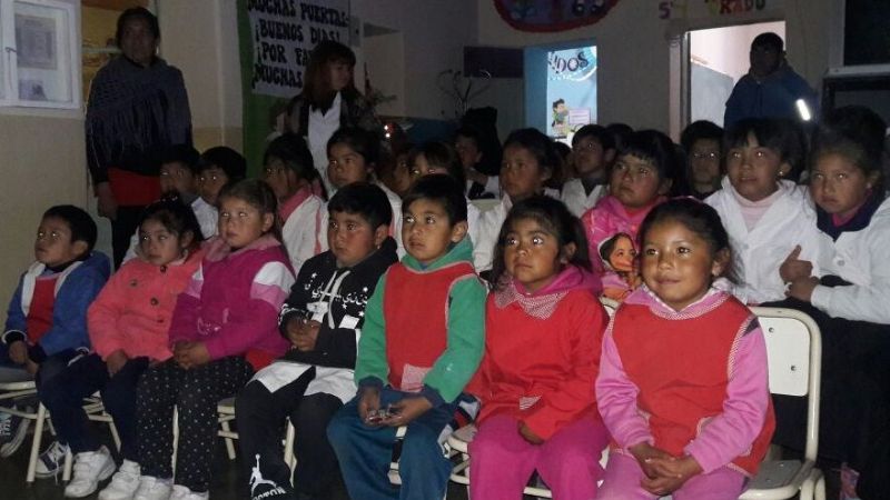 El Cine Móvil/INCAA pasó al sur de Tinogasta