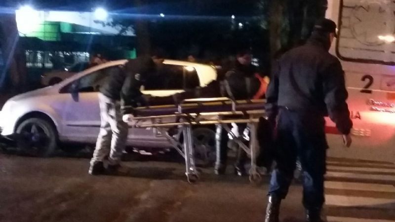 Hombre herido tras caer de la moto