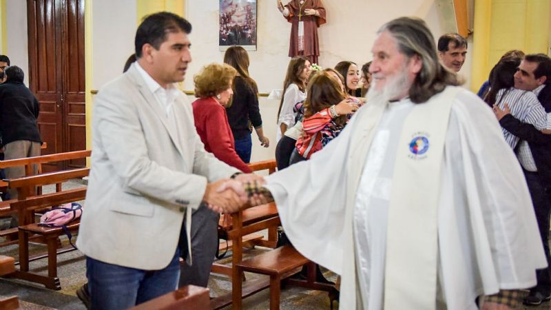 Senadores en la misa homenaje a Octavio Gutiérrez