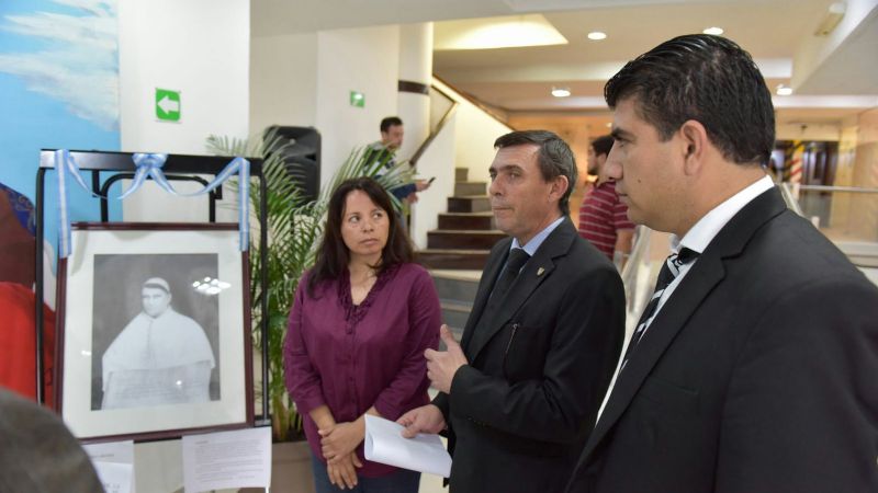 Exposición de obras pictóricas en el Palacio Legislativo
