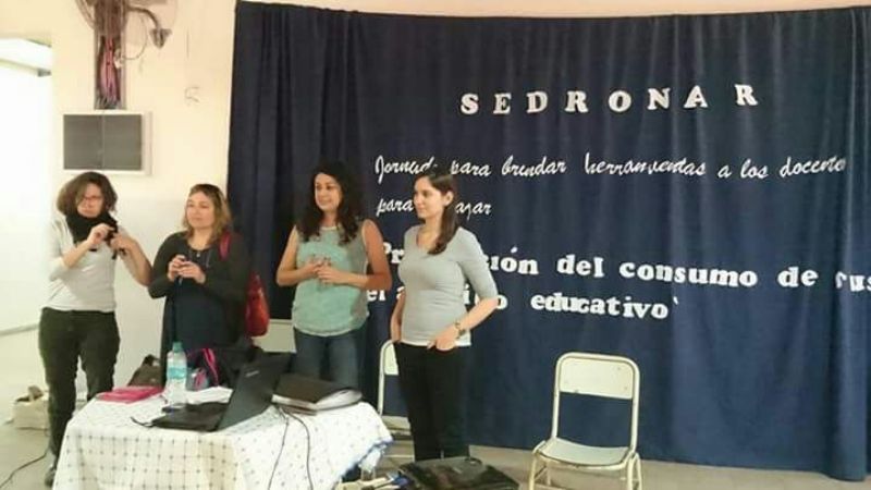 Jornada del SEDRONAR en la Escuela 172