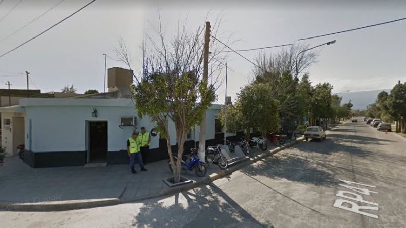 Colisión en el ingreso al Mercado de Abasto