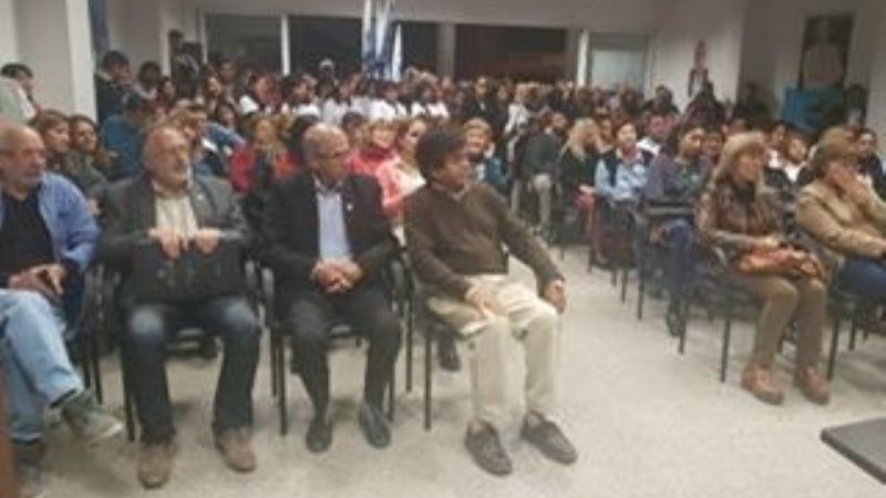 Dirigencia andalgalense en homenaje a Octavio Gutiérrez