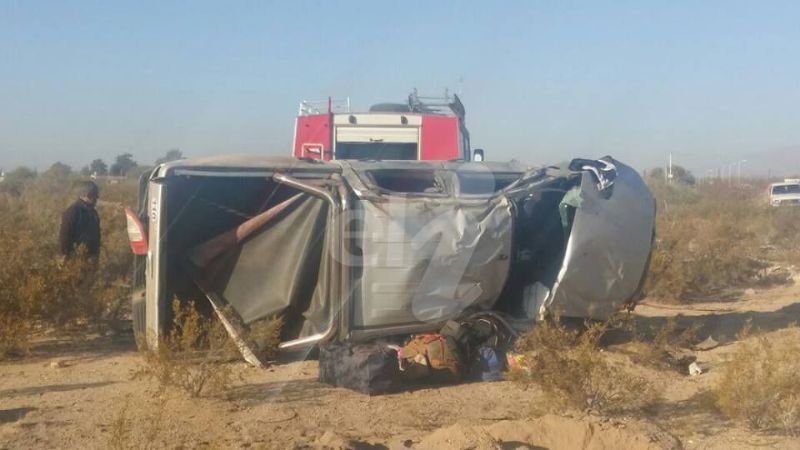 Catamarqueños protagonizaron un vuelco en Aimogasta