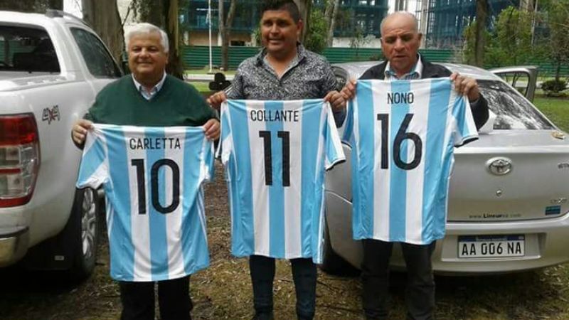Veteranos de Icaño jugaron con "las viejas glorias" de Boca Jrs.