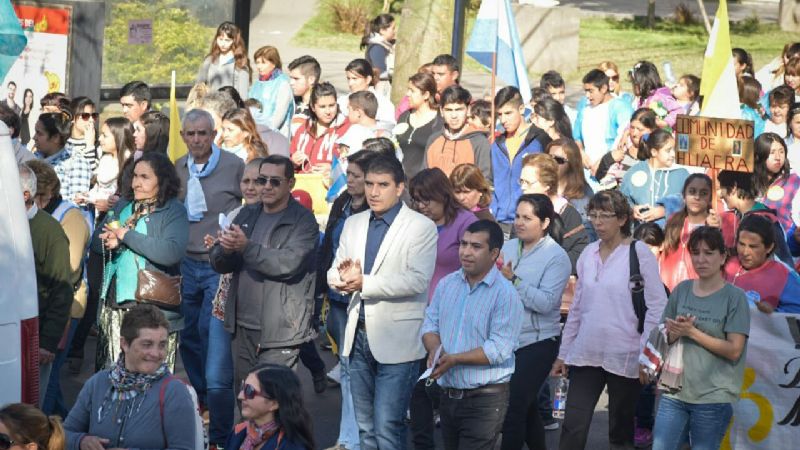 Cordero peregrinó junto al pueblo de Paclín a la Catedral