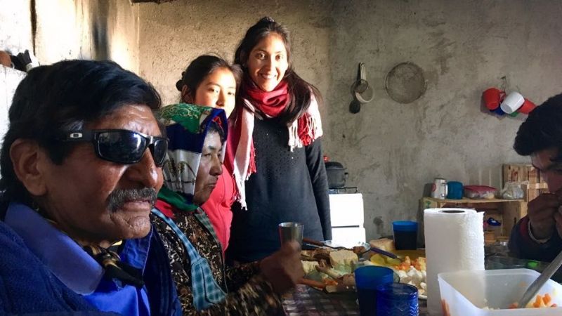 Emocionante reencuentro de Jorgelina con sus padres