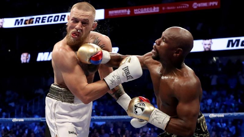 Mayweather le ganó por KOT a McGregor