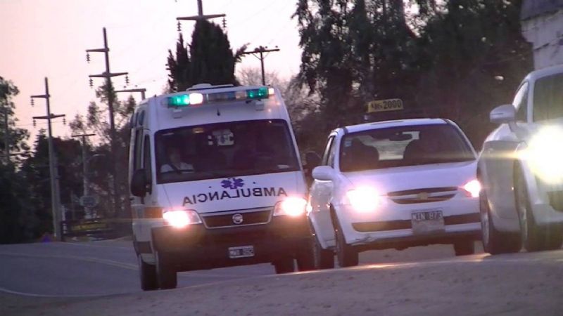 Violeto choque en El Portezuelo