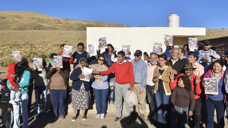 Lucía entregó soluciones habitacionales en Belén