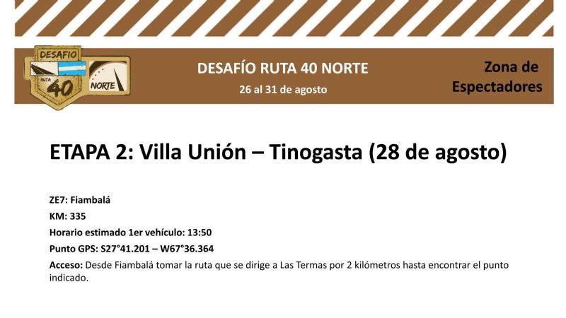 Llega a Catamarca el Desafío Ruta 40