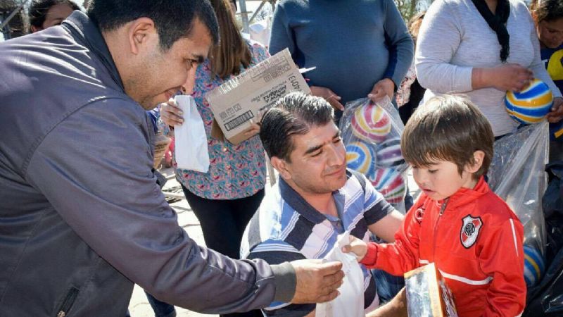 Con varios festejos, se celebró el día del niño en Paclín