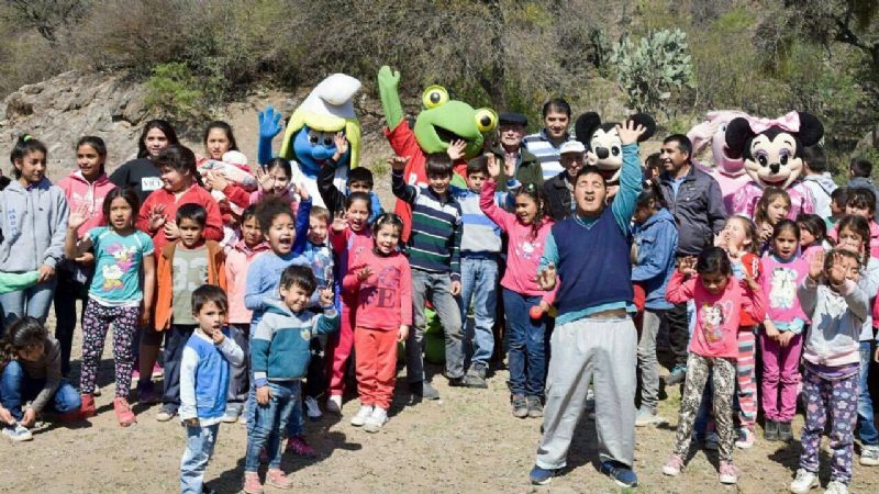 Con varios festejos, se celebró el día del niño en Paclín
