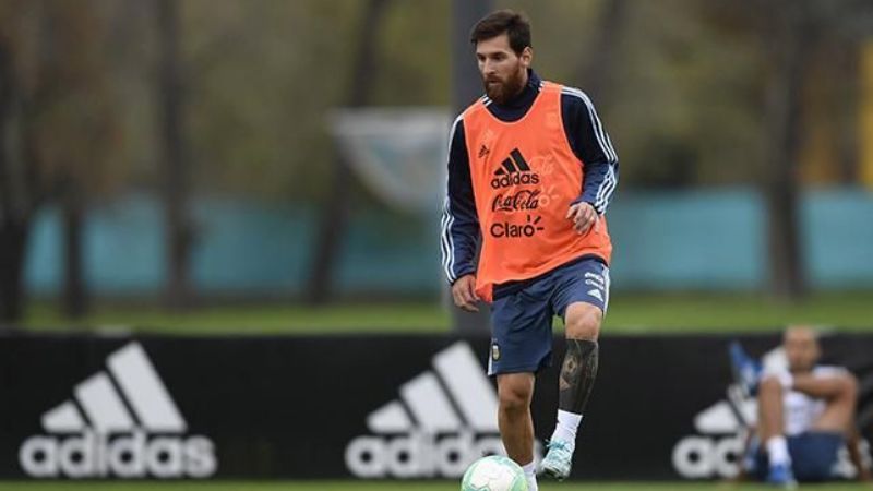 Argentina ya entrenó pensando en Uruguay