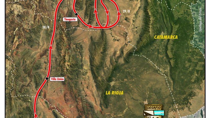 Ruta 40: Lidera Terranova, que elogió el tramo catamarqueño